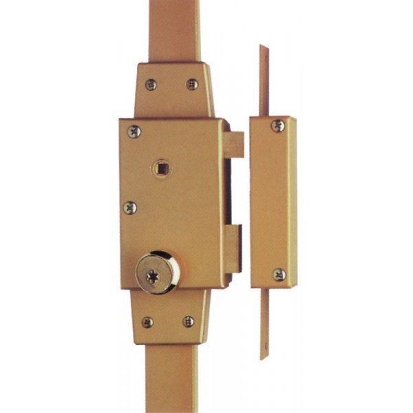 Serrure De Sécurité Verticale 3 Points Bricard 74154 - Couleur Dorée
