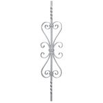 BARREAU DECORATIF DOUBLE VOLUTE