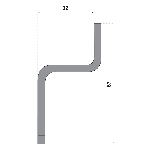 BATTEMENT DE PERSIENNE A SCELLER COUDE