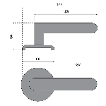 POIGNEE DOUBLE OCEANE SUR ROSACE CADAP