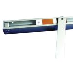 Bras à coulisse renforcé Geze argent