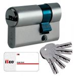 Demi cylindre de sécurité ISEO ISR6 s'entrouvrant 50x10