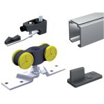 ENSEMBLE SAF A DEPLACEMENT DROIT SUR RAIL TUBULAIRE SAF 80 CHARGE 80 KG MANTION