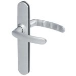 POIGNEE DE PORTE SLIM ENTRAXE 195 MM FINITION CHROME SATIN VACHETTE