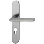 POIGNEE DE PORTE STOCKHOLM SUR PLAQUE FINITION INOX HOPPE