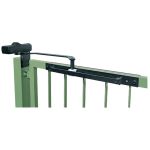 FERME-PORTE POUR PORTILLON EXTERIEUR STREMLER - Noir - 1 400 Larg. maxi portail mm 1400