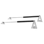 KIT EJECTEUR AMORTISSEUR POUR CHASSIS ABATTANT SOUCHIER - 500 - 80 - 1201 à 1500 Force Newton 80 Haut max mm 1201 à 1500