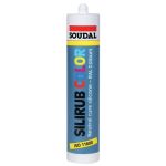 MASTIC SILICONE SILIRUB COLOR SOUDAL - Brun sépia - 8014