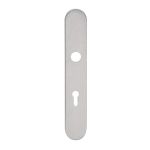 PLAQUE SIMPLE MODELE LE MANS FINITION ALUMINIUM  - Clé I - Fraisé Type de fixation Fraisé