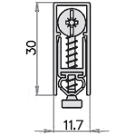PLINTHE AUTOMATIQUE PAJ 200 JUNG ETANCHEITE