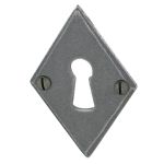 ROSACE LOSANGE LISSE FER FER SHERARDISE PATINE BRIONNE