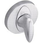 ROSACE POUR POIGNEE SILLAGE FINITION CHROME VELOURS VACHETTE