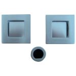 SET DE POIGNEES CUVETTE CARREE