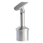 SUPPORT MAIN COURANTE POTEAU  - 80 - Inox 316 - Fixe Type de platine Fixe