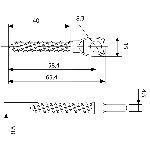 VIS A OEIL FILETAGE BOIS