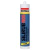 MASTIC SILICONE SILIRUB NO5 CARTON SOUDAL - Blanc