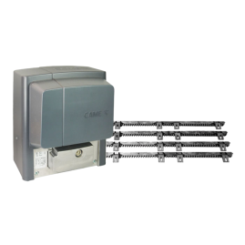 Motorisation portail CAME U2593 BX-74 Kit + 2 Top + 4m de crémaillère!