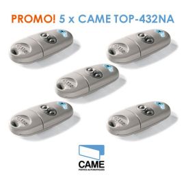 Lot de 5 Télécommandes Came TOP 432EE