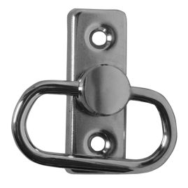 ANNEAU SUR ROSETTE FINITION CHROME