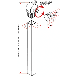 ARRET DE PORTAIL POUSSOIR ARRECLIC