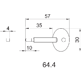 CLE POUR BATTEUSE POUR BATTEUSE À PLAQUER