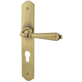 POIGNEE DE PORTE FRANCE FINITION LAITON SATINE BRIONNE