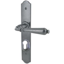 POIGNEE DE PORTE FRANCE PALIERE ET CAPOT FINITION SHERARDISE PATINE BRIONNE