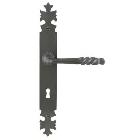 POIGNEE DE PORTE LOIRE FER GRIS BRIONNE