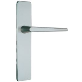 POIGNEE DE PORTE RIVIERA 90 FINITION ARGENT VACHETTE