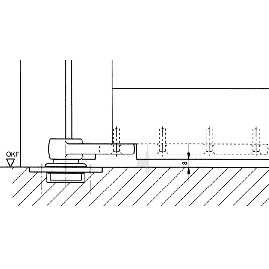 FAUX PIVOT CRAPAUDINE 7471 AX DORMA