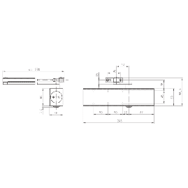 FERME-PORTE A PIGNON ET CREMAILLERE TS 83 CLASSIC LINE DORMA