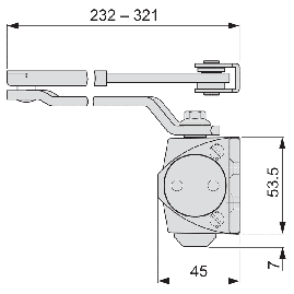FERME-PORTE TS 68 F DORMA