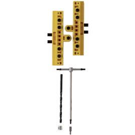 GABARIT DE PERCAGE POUR FICHE EXACTA A RECOUVREMENT PVC