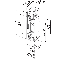 GACHE ELECTRIQUE SERIE 118 PROFIX 2 A EMISSION EFF EFF