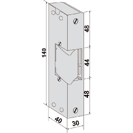 GACHE POUR ANTI-PANIQUE GAP 12 A EMISSION DIGIT