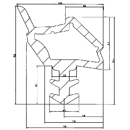 JOINT M7210 BA AVEC LEVRE KISO - Blanc