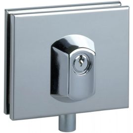 Serrure basse de porte verre Metalux