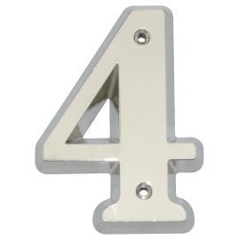 NUMERO DE RUE ZAMAK FINITION CHROME