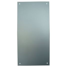 PLAQUE DE POUSSEE RECTANGULAIRE PERCEE FRAISEE