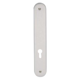 PLAQUE SIMPLE MODELE LE MANS FINITION ALUMINIUM  - Clé I - Fraisé Type de fixation Fraisé