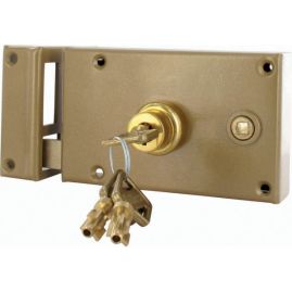 Serrure en applique 1 point Pollux horizontal à fouillât Gauche