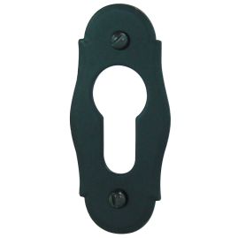 ROSACE FER OBLONG FINITION SHERARDISE NOIR BRIONNE