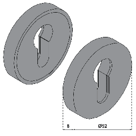 ROSACE INOX LIGNE 19 NORMBAU