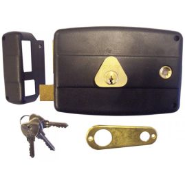 Serrure en applique 1 point Bricard horizontale à fouillot