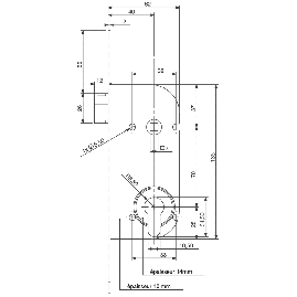 SERRURE D 4500 VR VACHETTE