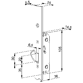 SERRURE MEDIATOR 3 POINTS EFF EFF