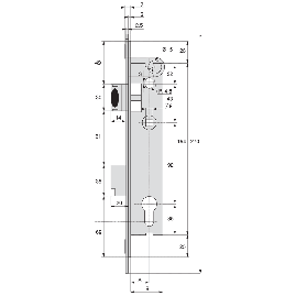 SERRURE POUR PORTILLON DE PISCINE STREMLER STREMLER