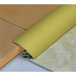 SEUIL A FIXATION INVISIBLE ALUMINIUM ANODISE OR