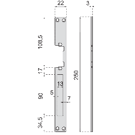 TETIERE DE GACHE DOUBLE EMPENNAGE T2I/98 DIGIT