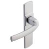 POIGNEE DE PORTE PETITE PLAQUE ARTIS FINITION CHROME VELOURS VACHETTE ASSA ABLOY